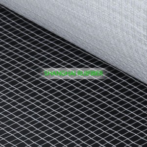 Mrežasta tkanina od staklenih vlakana postavljena na rubove za pleteni kraft papir od aluminijske folije (4)