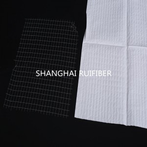 Tissu en maille de polyester posé Scrim pour serviette absorbante médicale (2)